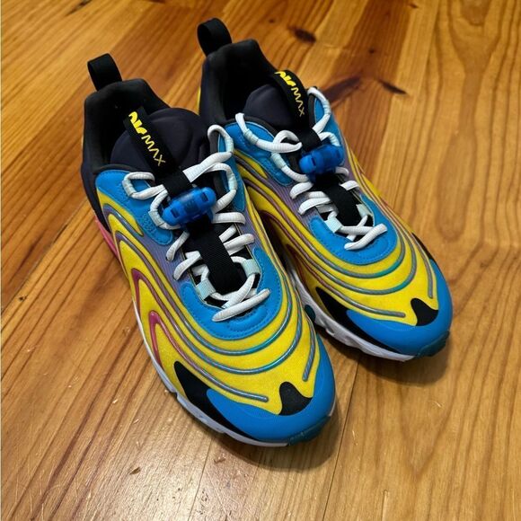 Nike Air Max 270 React ENG Mens SZ 7.5 Running Shoes Laser Blue/White/Anthracite main image 10
